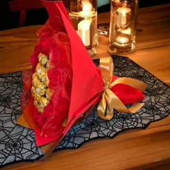 Clearance Brautstrauß Rot Accessoires