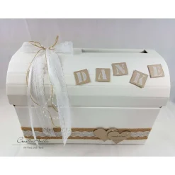 Sale Briefbox Truhe VINTAGE DANKE Hochzeit Kartenbox Geldgeschenke