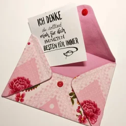 Geldgeschenke|DittesDIESundDAS Briefumschlag, Blumen, 17,5 cm x 12 cm, Geschenkverpackung, Liebesbrief