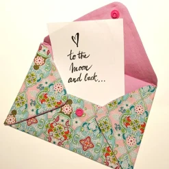Geldgeschenke|DittesDIESundDAS Briefumschlag, Blumenmuster, 17,5 cm x 12 cm, Geschenkverpackung, Liebesbrief