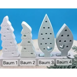 Bäume Steckerchen Pastell – Handgemachte Deko für Weihnachten & ganzjährig Geschenke