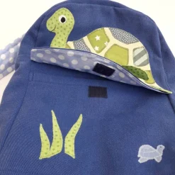 Bunter Kinderrucksack mit Tiermotiv aus Baumwollstoff Kinder Kinderrucksack