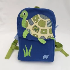 Bunter Kinderrucksack mit Tiermotiv aus Baumwollstoff Kinder Kinderrucksack