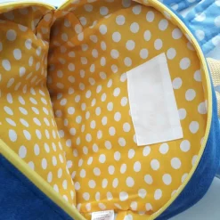 Bunter Kinderrucksack mit Tiermotiv aus Baumwollstoff Kinder Kinderrucksack