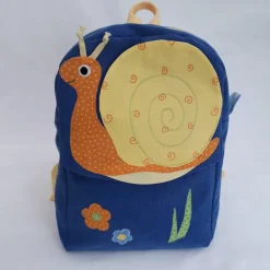 Bunter Kinderrucksack mit Tiermotiv aus Baumwollstoff Kinder Kinderrucksack