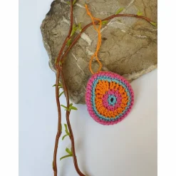 Buntes gehäkeltes Wende-Osterei Ostereier