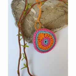 Buntes gehäkeltes Wende-Osterei Ostereier