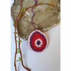 Buntes gehäkeltes Wende-Osterei Ostereier