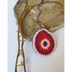 Buntes gehäkeltes Wende-Osterei Ostereier