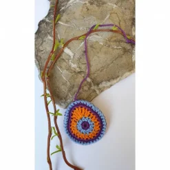 Buntes gehäkeltes Wende-Osterei Ostereier