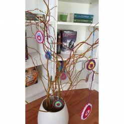 Clearance Buntes gehäkeltes Wende-Osterei Ostereier