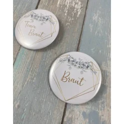 Junggesellenabschied|MT-Design Button Junggesellinnen Abschied "goldig"