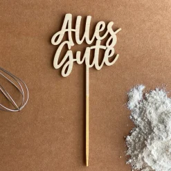 Caketopper "Alles Gute" Tortendekoration