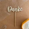 Clearance Caketopper "Danke" Tortendekoration