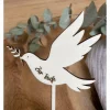 Discount Caketopper Taube "Zur Taufe" / Kuchendeko Kuchenstecker Taufe Kommunion Konfirmation Dekoration