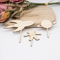 Clearance Caketopper Weltraum –  Kuchenaufsatz für Geburtstage & Partys Tortendekoration