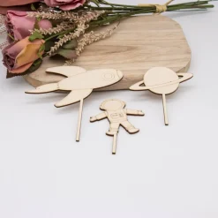 Clearance Caketopper Weltraum –  Kuchenaufsatz für Geburtstage & Partys Tortendekoration