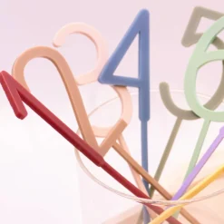 Outlet Caketopper Zahl Geburtstag aus Acryl Kindergeburtstag Kuchendeko - Kuchenstecker Bunt Baby Tortenstecker Geburtstagsdeko Tortendekoration