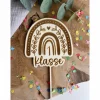 Sale Caketopper zur Einschulung Regenbogen / Kuchendekoration Schulkind 1 Klasse / Cake Topper Schulanfang Dekoration