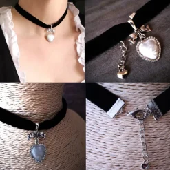 Online Charivari , Kette, Ohrringe fürs Dirndl, Dirnd- Schmuck, Herz Trachtenschmuck