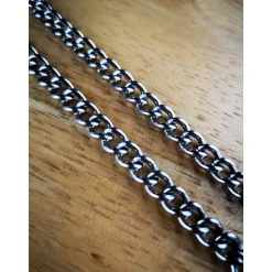 Online Charivari aus Edelstahl, Basiskette, Trachtenschmuck, 1reihig Trachtenschmuck