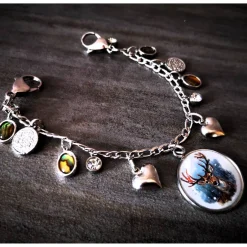 Hot Charivari aus Edelstahl, Dirnd- Schmuck,Trachten, Hirsch Trachtenschmuck