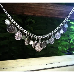 Charivari aus Edelstahl, Dirnd- Schmuck,Trachten, Hochzeit, Schmetterlinge Trachtenschmuck