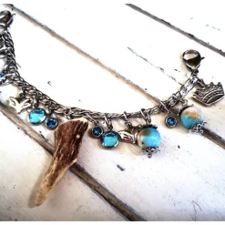 Hot Charivari aus Edelstahl, Dirnd- Schmuck,,Trachten, Horn Trachtenschmuck