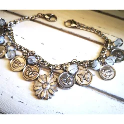 Outlet Charivari aus Edelstahl, Dirnd- Schmuck,Trachten, Hochzeit, Schmetterlinge Trachtenschmuck