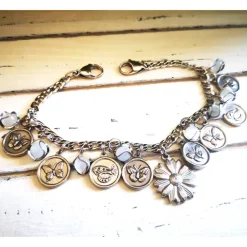 Outlet Charivari aus Edelstahl, Dirnd- Schmuck,Trachten, Hochzeit, Schmetterlinge Trachtenschmuck
