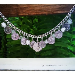 Outlet Charivari aus Edelstahl, Dirnd- Schmuck,Trachten, Hochzeit, Schmetterlinge Trachtenschmuck