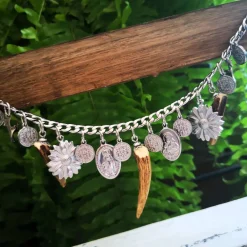 Hot Charivari aus Edelstahl, Dirnd- Schmuck,,Trachten, Hochzeit, Trachtenschmuck
