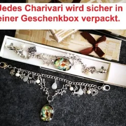 Outlet Charivari aus Edelstahl, Dirnd- Schmuck,Trachten, Löwe, Strass, blau -weiss Trachtenschmuck