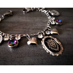 Hot Charivari aus Edelstahl, Dirnd- Schmuck,Trachten, Löwe, Strass Trachtenschmuck