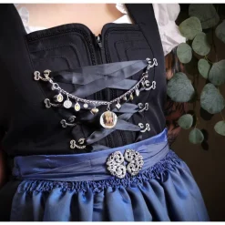 Trachtenschmuck|Tinas Schmucktruhe Charivari aus Edelstahl, Dirnd- Schmuck,Trachten, Hirsch