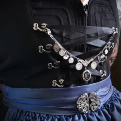 Trachtenschmuck|Tinas Schmucktruhe Charivari aus Edelstahl, Dirnd- Schmuck,Trachten, Löwe, Strass