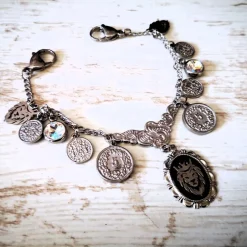 Trachtenschmuck|Tinas Schmucktruhe Charivari aus Edelstahl, Dirnd- Schmuck,Trachten, Löwe, Strass