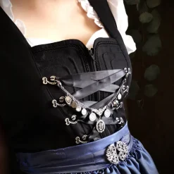 Trachtenschmuck|Tinas Schmucktruhe Charivari aus Edelstahl, Dirnd- Schmuck,Trachten, Löwe, Strass