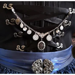 Trachtenschmuck|Tinas Schmucktruhe Charivari aus Edelstahl, Dirnd- Schmuck,Trachten, Löwe, Strass