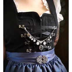 Trachtenschmuck|Tinas Schmucktruhe Charivari aus Edelstahl, Dirnd- Schmuck,Trachten, Löwe, Strass