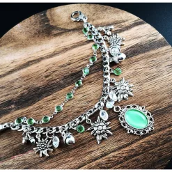 Trachtenschmuck|Tinas Schmucktruhe Charivari Kette fürs Dirndl,  Dirnd- Schmuck, Accessoire, Fest ,Trachten, Hochzeit, weiß