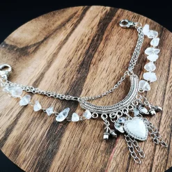 Trachtenschmuck|Tinas Schmucktruhe Charivari Kette fürs Dirndl,  Dirnd- Schmuck, Accessoire, Fest ,Trachten, Hochzeit, weiß
