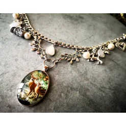 Trachtenschmuck|Tinas Schmucktruhe Charivari Kette fürs Dirndl,  Dirnd- Schmuck, Accessoire, Fest ,Trachten, Hochzeit, weiß