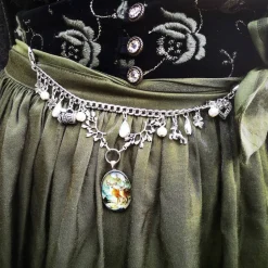 Trachtenschmuck|Tinas Schmucktruhe Charivari Kette fürs Dirndl,  Dirnd- Schmuck, Accessoire, Fest ,Trachten, Hochzeit, weiß