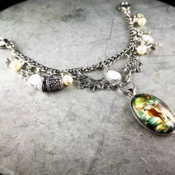 Trachtenschmuck|Tinas Schmucktruhe Charivari Kette fürs Dirndl,  Dirnd- Schmuck, Accessoire, Fest ,Trachten, Hochzeit, weiß