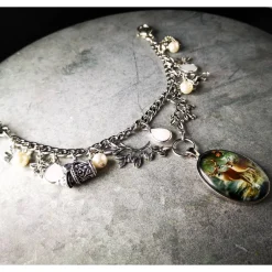 Trachtenschmuck|Tinas Schmucktruhe Charivari Kette fürs Dirndl,  Dirnd- Schmuck, Accessoire, Fest ,Trachten, Hochzeit, weiß