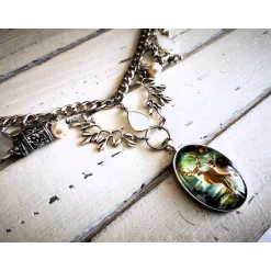 Trachtenschmuck|Tinas Schmucktruhe Charivari Kette fürs Dirndl,  Dirnd- Schmuck, Accessoire, Fest ,Trachten, Hochzeit, weiß