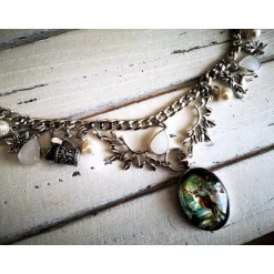 Trachtenschmuck|Tinas Schmucktruhe Charivari Kette fürs Dirndl,  Dirnd- Schmuck, Accessoire, Fest ,Trachten, Hochzeit, weiß