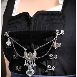 Clearance Charivari Kette fürs Dirndl,  Dirnd- Schmuck,  grün Trachtenschmuck