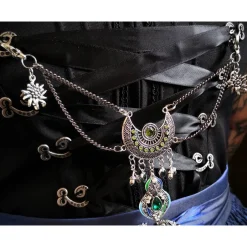 Clearance Charivari Kette fürs Dirndl,  Dirnd- Schmuck,  grün Trachtenschmuck